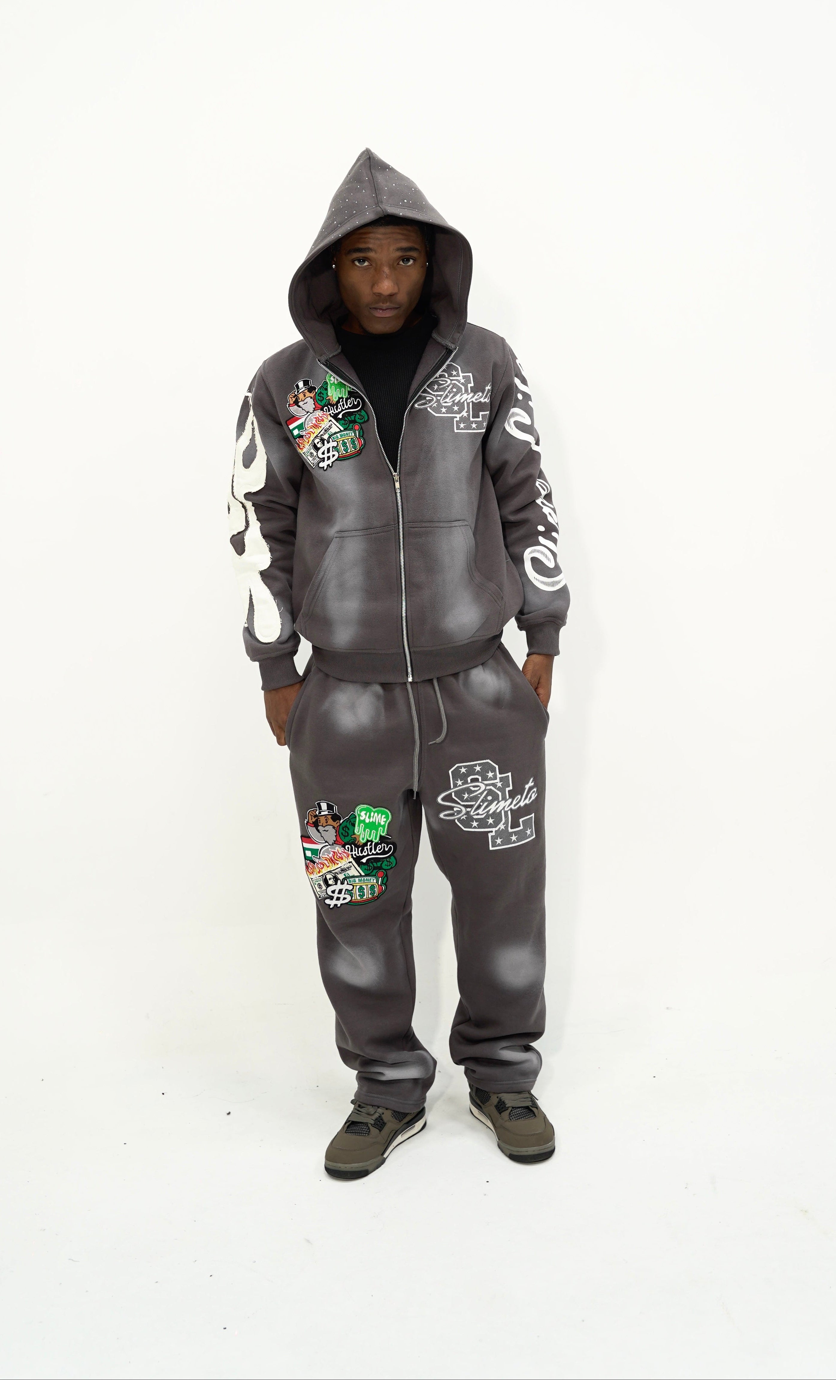 【未着用】GS \"LOYALTY OF SLIMES\" TRACKSUIT GS LOYALTY OF SLIMES TRACKSUIT - BLACK – Grave of Slimes