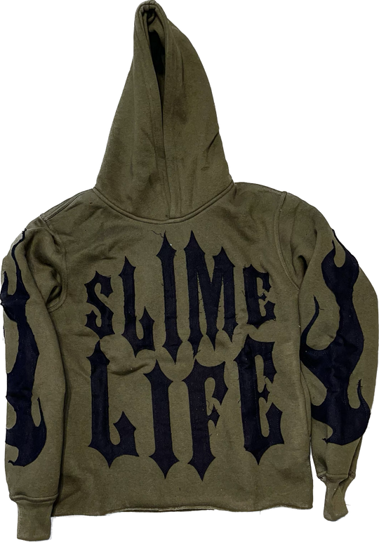 The "Slime Life" Distressed - Green