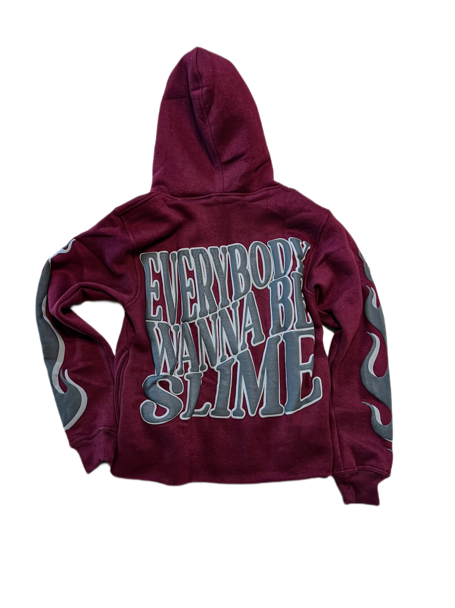 "4 The Streets" Hoodie - Wine Red