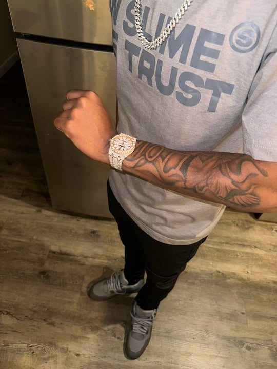 “IN SLIME WE TRUST” Grey on Grey