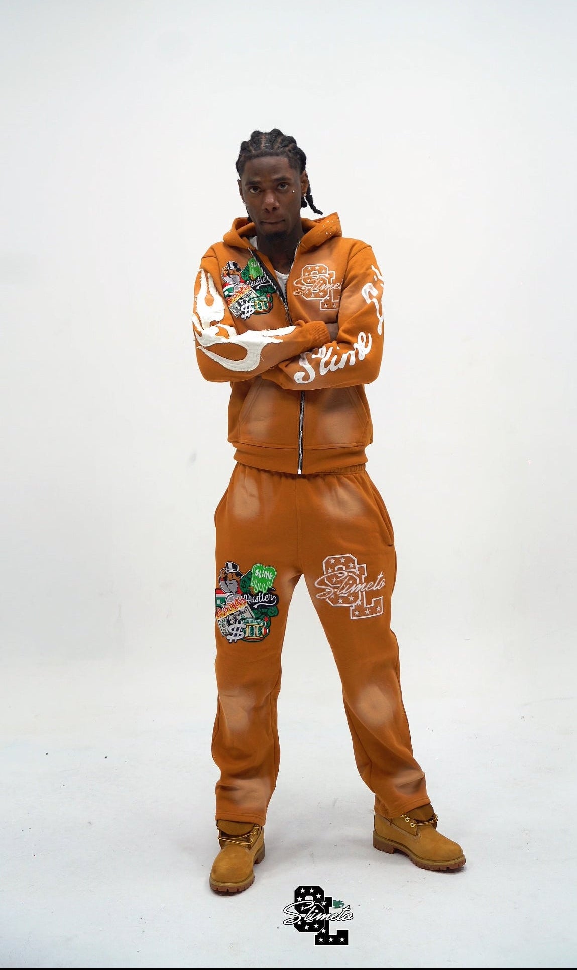 “Timberland brown” SlimeLife Sweatsuit
