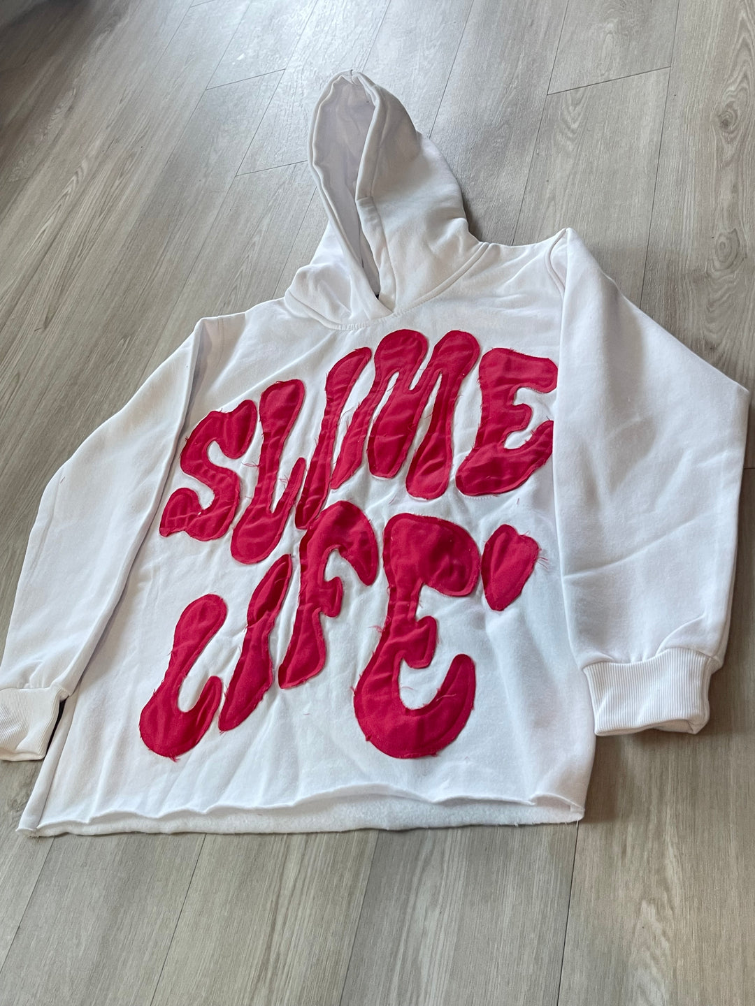 "Voice Of The Streets" Hoodie - White and Red