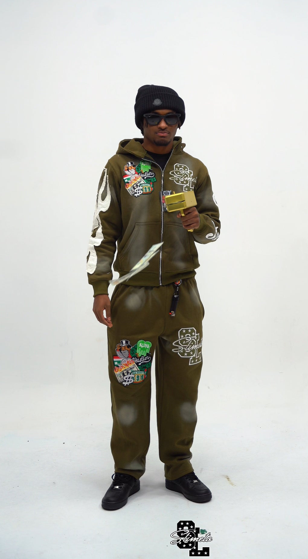 “Olive Green” SlimeLife Sweatsuit