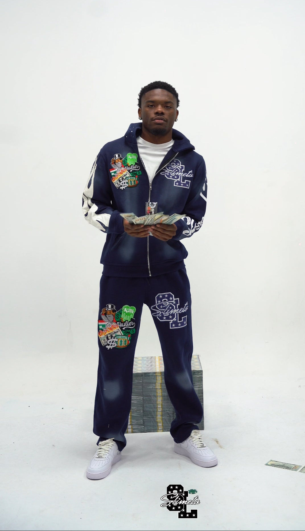“Navy Blue” SlimeLife Sweatsuit