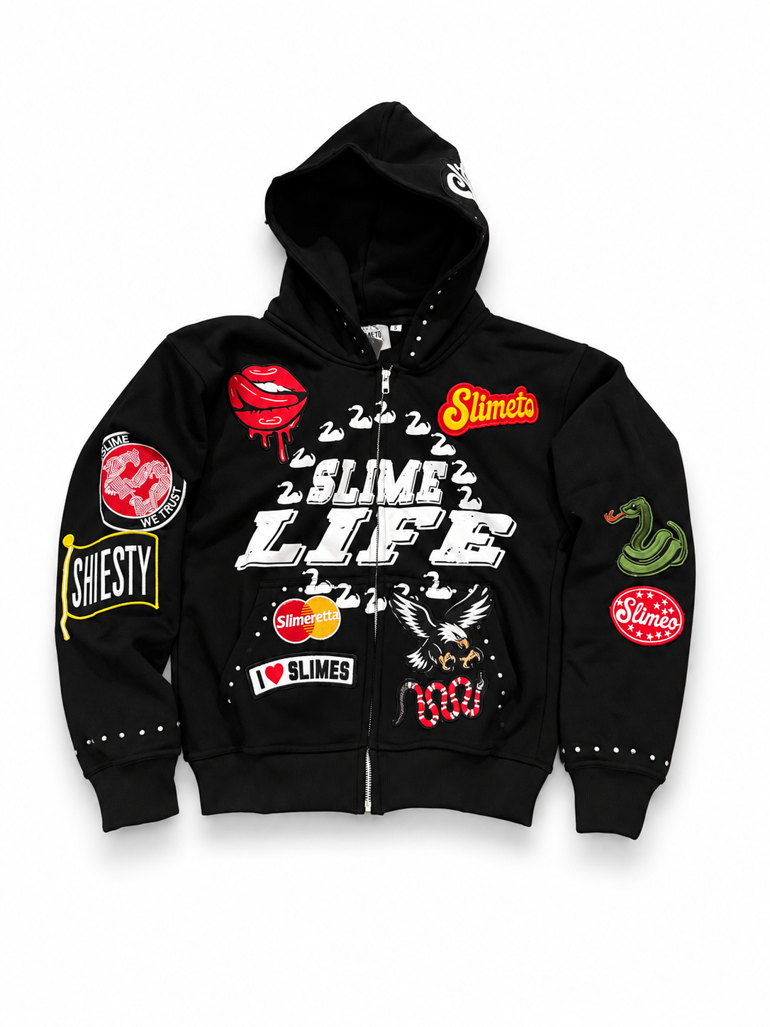 “BLACK” SLIMETO CRAZY JACKETS