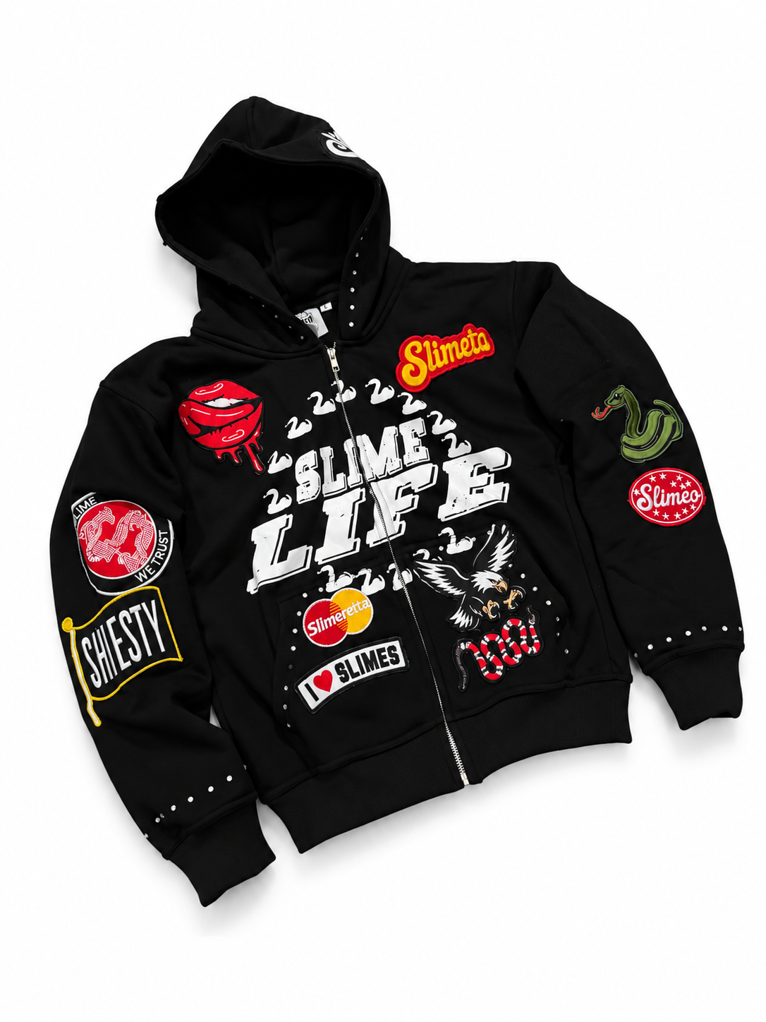 “BLACK” SLIMETO CRAZY JACKETS