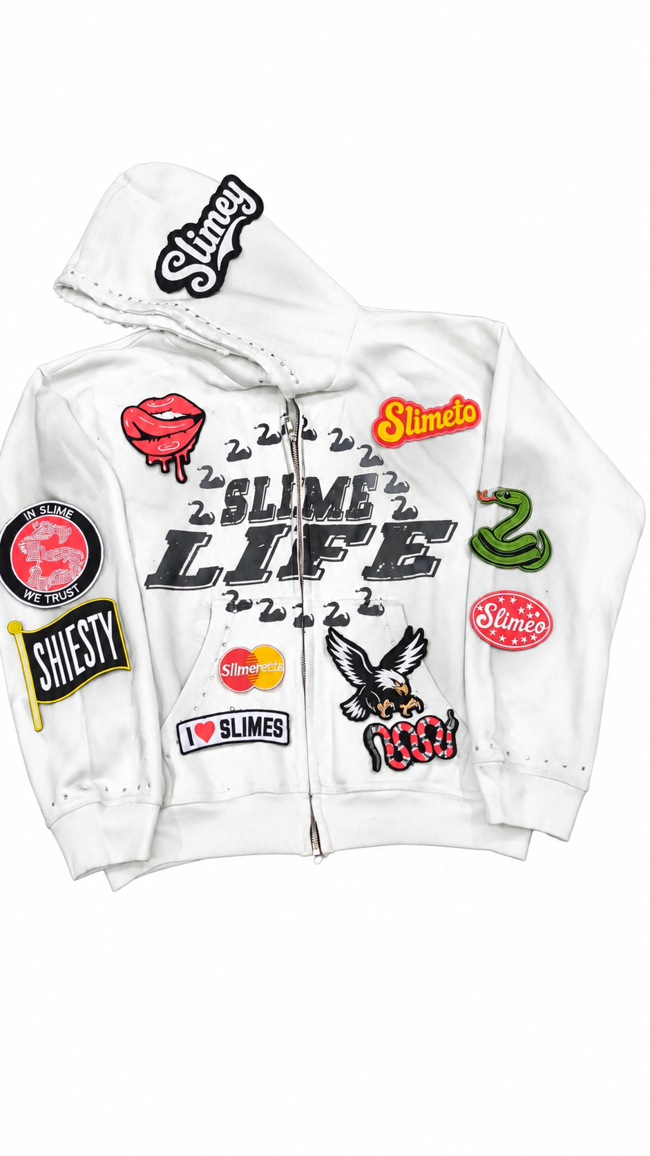 “WHITE” SLIMETO CRAZY JACKETS