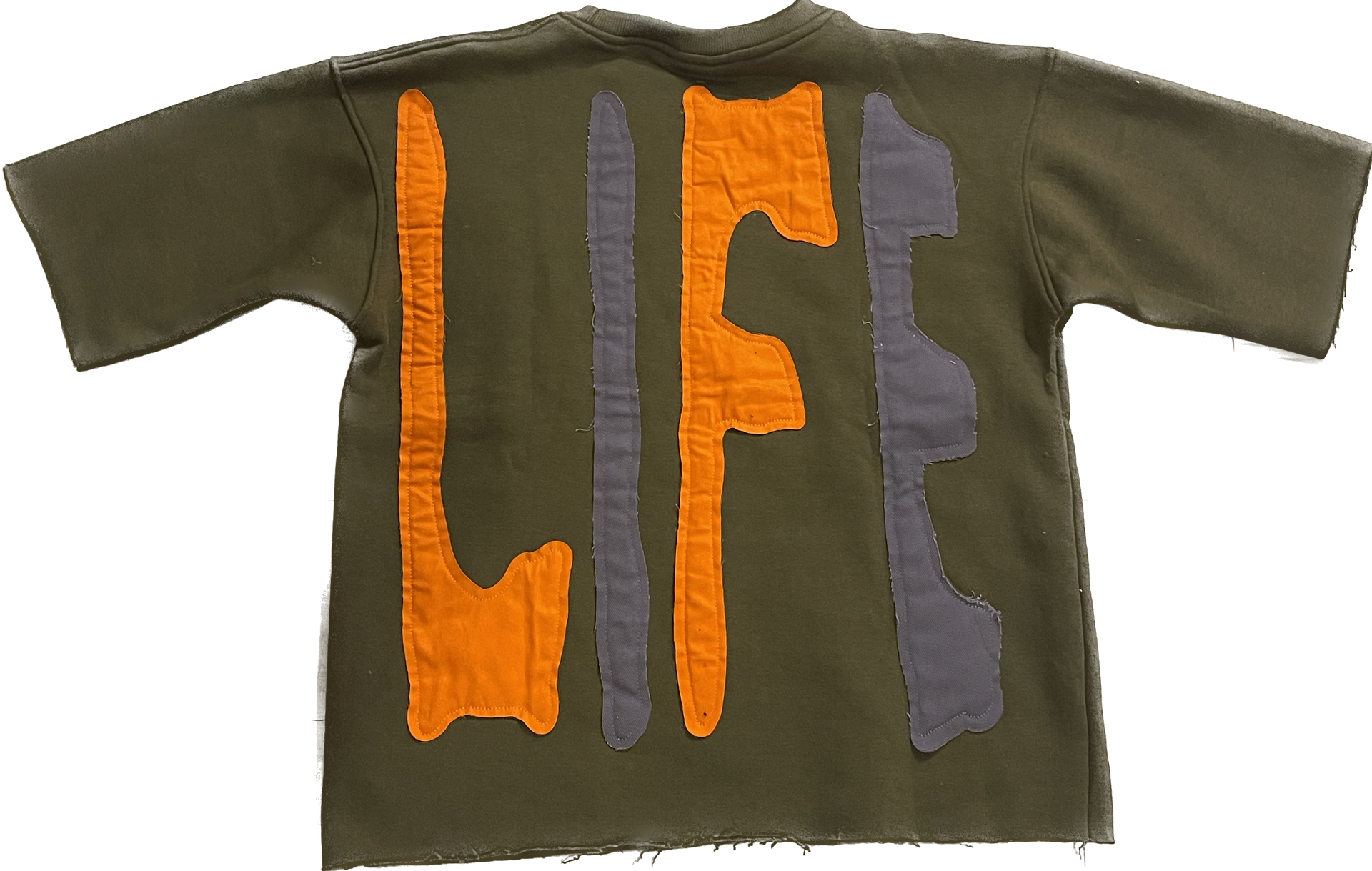 "Echo Of The Streets" Tee - Olive & Orange