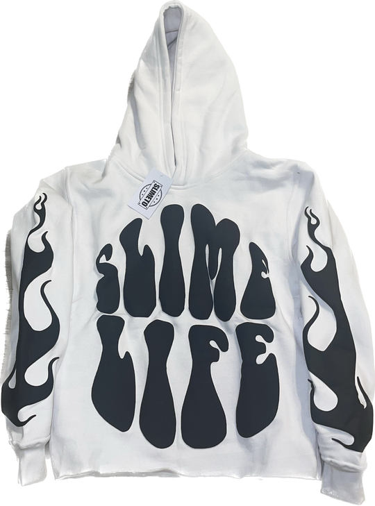 "4 The Streets" Hoodie - Black & White